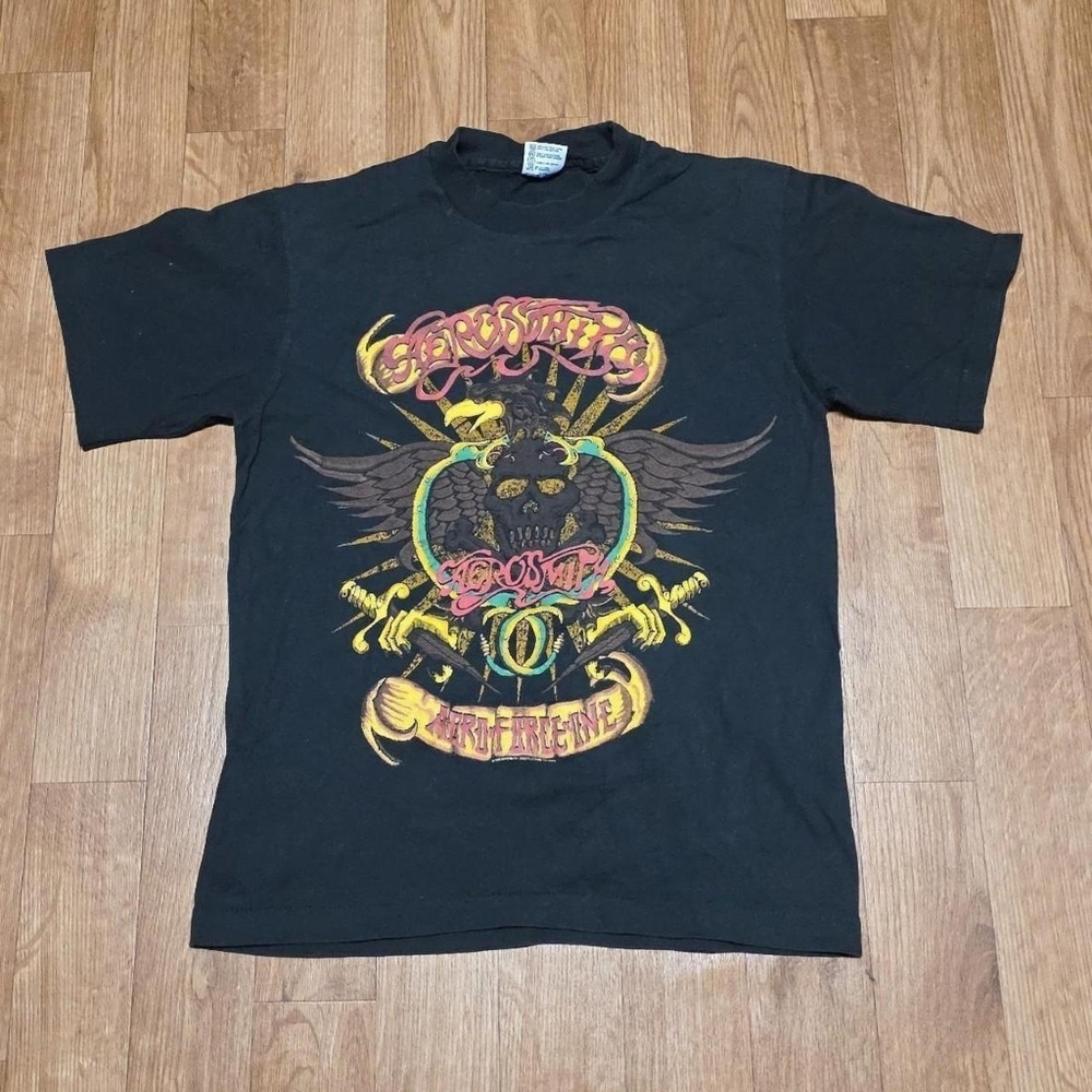 Vintage Aerosmith 1993 Aero Force One Tour T-Shirt Size Medium
